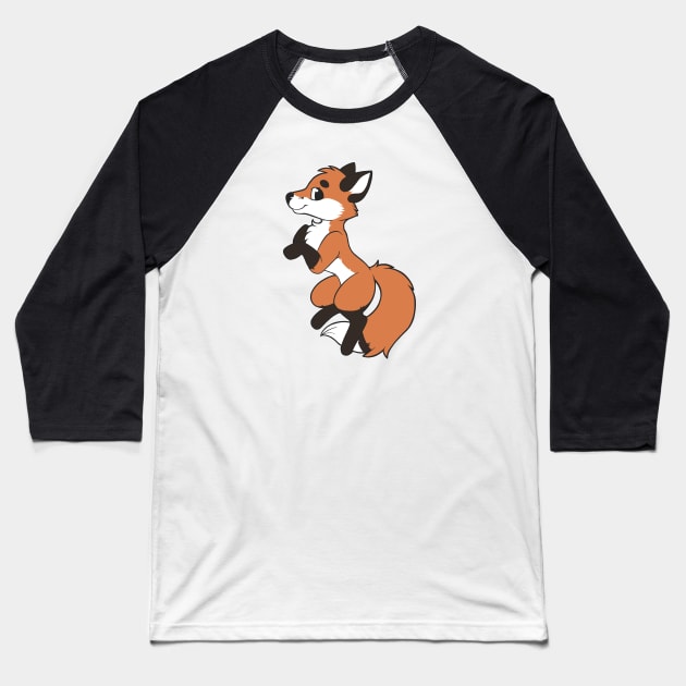 Foxy Baseball T-Shirt by stuffbydelle